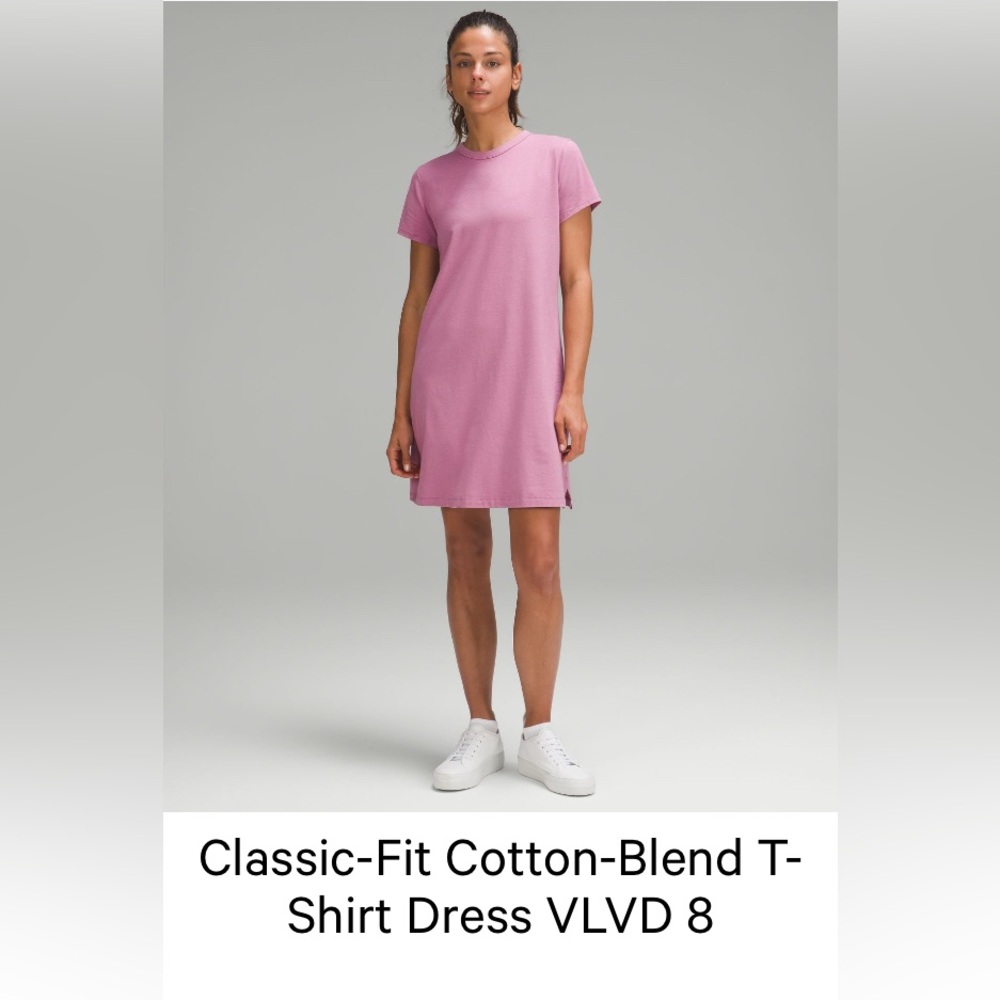 Lululemon Classic-Fit Cotton-Blend T-shirt Dress
